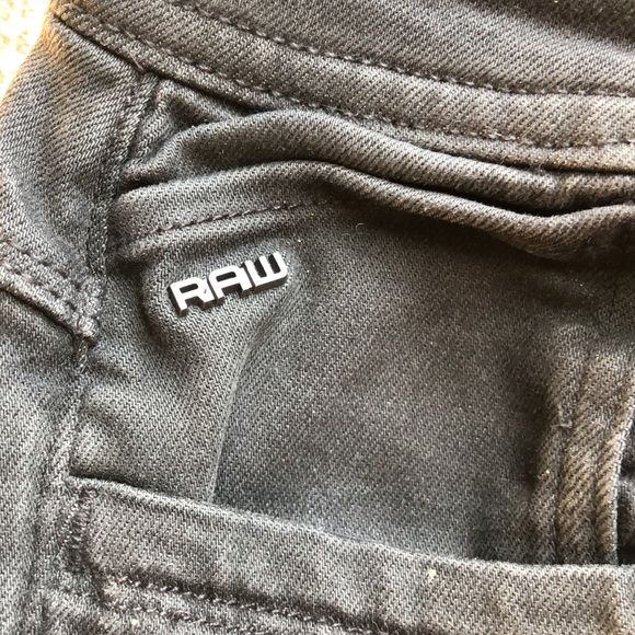 G STAR LYNN CUSTOM MID SKINNY COJ WOMEN W26 L34 COLOR CRIEFF/BLACK - Picture 5 of 11